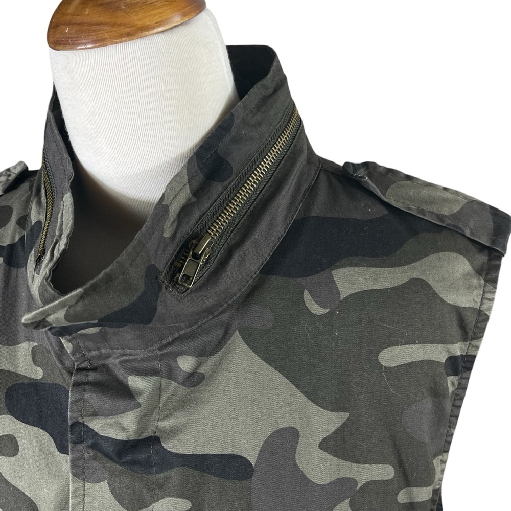 Love Tree Camo Green Military Army Utility Vest w/Front Pockets NWT Size XL - Picture 8 of 16